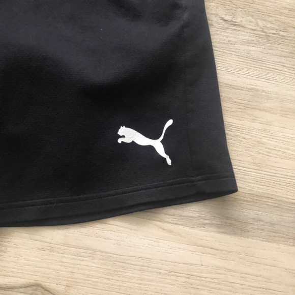 Puma Black & White Men’s Shorts - Picture 2 of 6